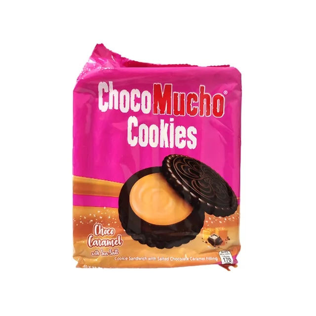 Choco Mucho Cookies Choco Caramel w/ Sea Salt 10s 33g