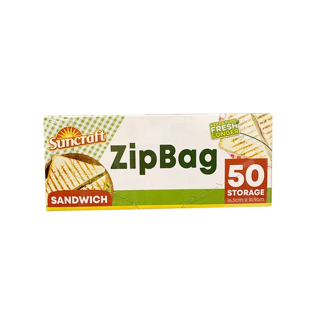 Suncraft Zipbag Sandwich Bag 50s
