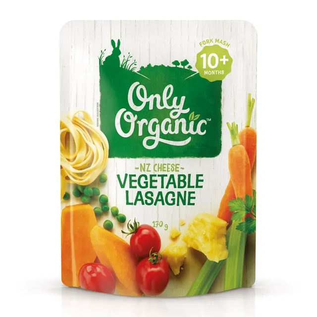Only Organic Vegetable Lasagne (10+ mos) 170g