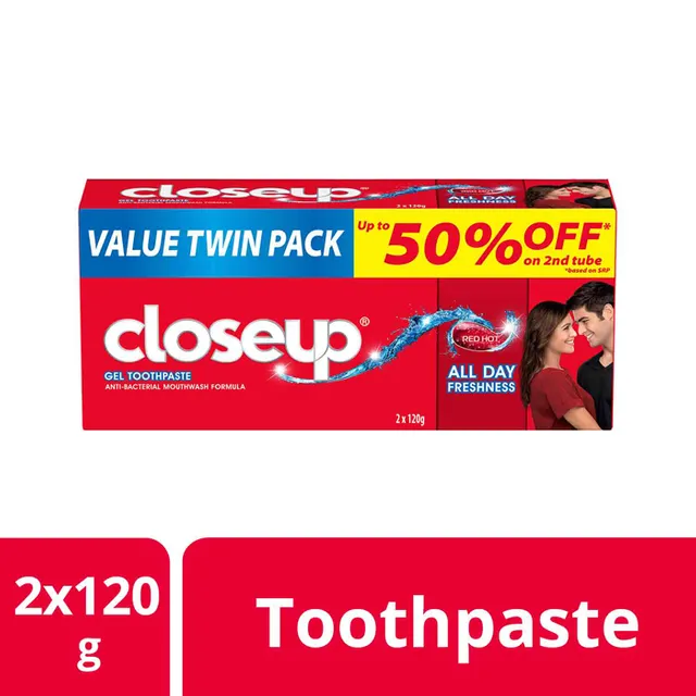 Close Up Anti-Bacterial Toothpaste Red Hot 120g