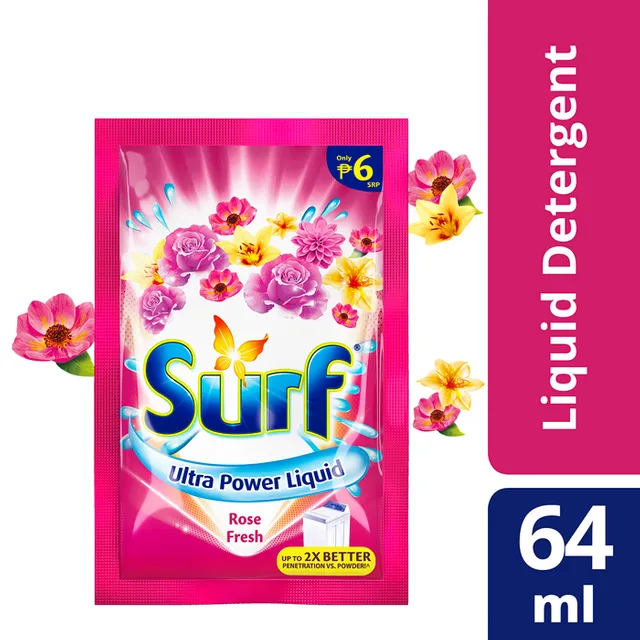 Surf Liquid Detergent Rose Fresh 64ml