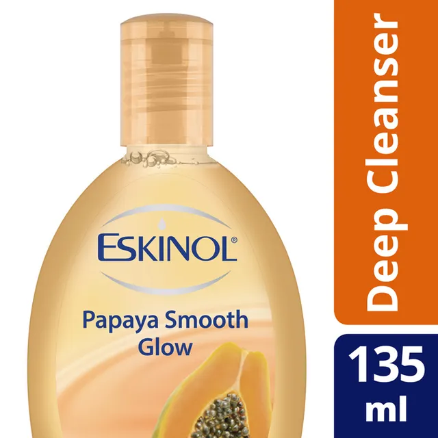 Eskinol Deep Cleanser Papaya Smooth White 135ml