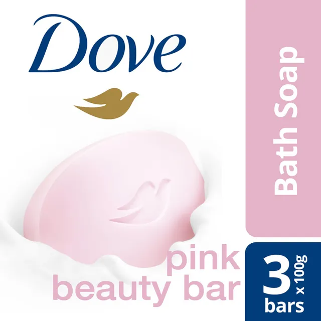 Dove Bar Pink Triples 100g 3x