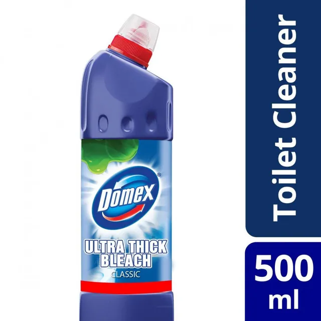 Domex Ultra Thick Bleach Toilet Cleaner Classic 500ml Bottle