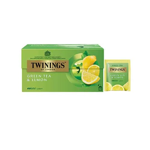 Twinings Green Tea and Lemon 2g x 25 Bags