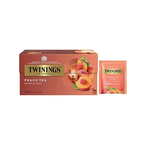 Twinnings Peach Tea 2g x 25 Bags