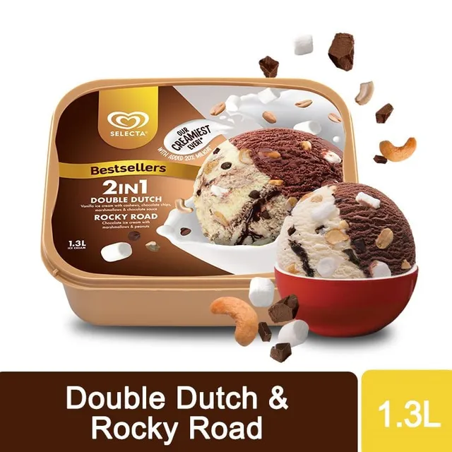 Selecta Double Dutch - Rocky Road Ice Cream 1.3L