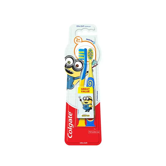 Colgate Kids Toothbrush Minion Extra Soft 2-5 yr old 2pcs