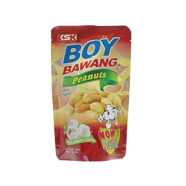 Boy Bawang Nuts Peanuts Garlic Flavor 90g
