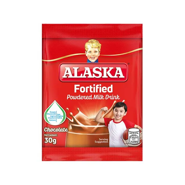 Alaska Fortified Chocolate Powdered Milk Drink 30g