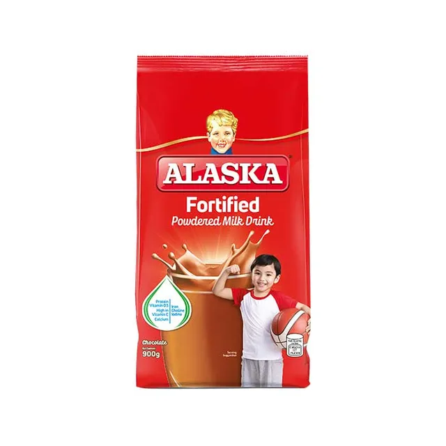 Alaska Fortified Chocolate Powdered Milk Drink Pouch 900g