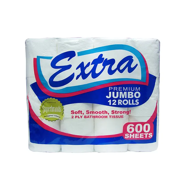 Extra Bathroom Tissue Jumbo 12s