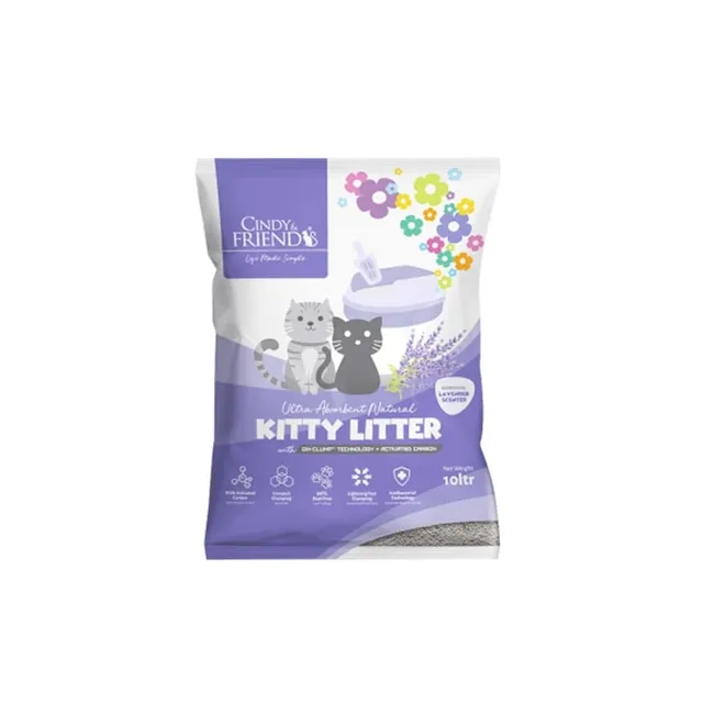 Cindy's Kitty Litter Lavender 10L