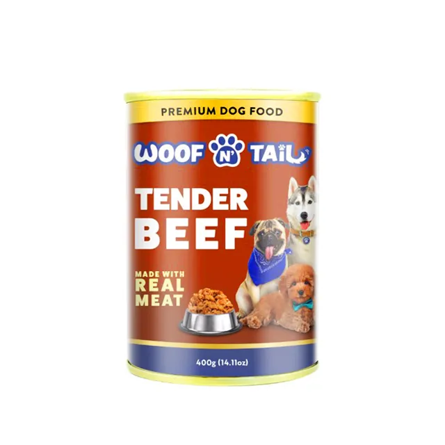 Woof N' Tail Tender Beef 400g