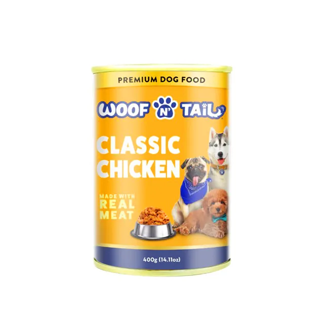 Woof N' Tail Classic Chicken 400g