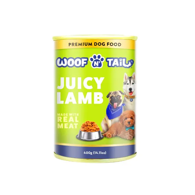 Woof N' Tail Juicy Lamb 400g