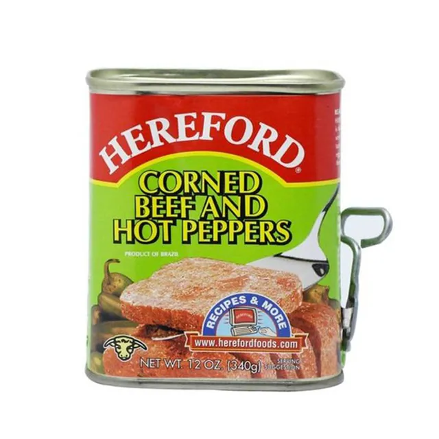 Hereford Corned Beef Hot Pepper 12oz