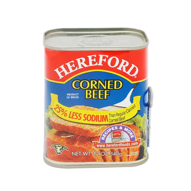 Hereford Corned Beef Less Sodium 12oz