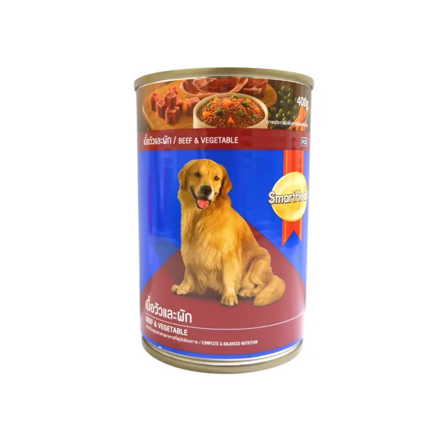 Smartheart Can Dog Beef & Vegetables 400g
