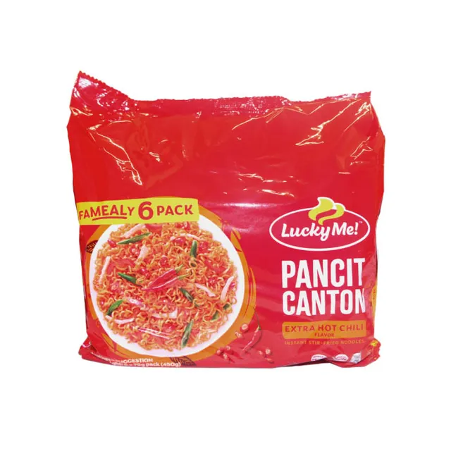 Lucky Me! Pancit Canton Extra Hot Chili 6x75g
