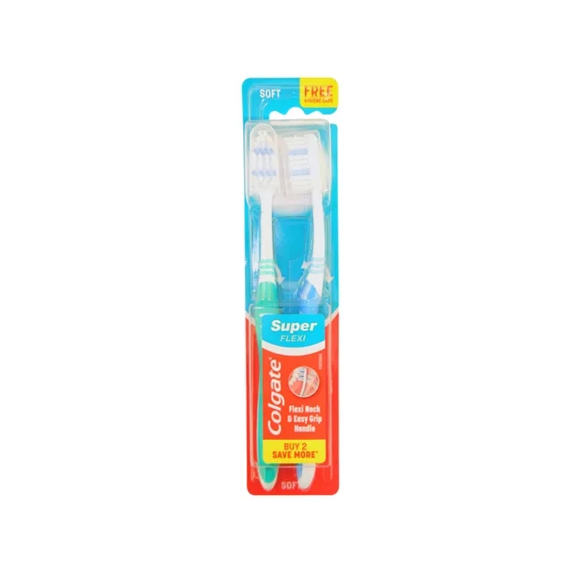 Colgate Toothbrush Super Flexi Twin Pack (Soft)
