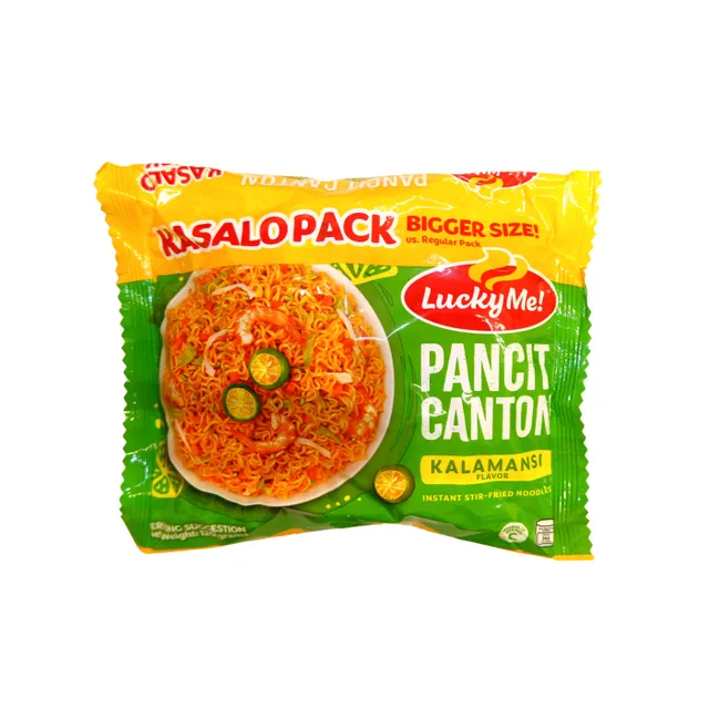 Lucky Me! Pancit Canton Kalamansi Kasalo Pack 120g