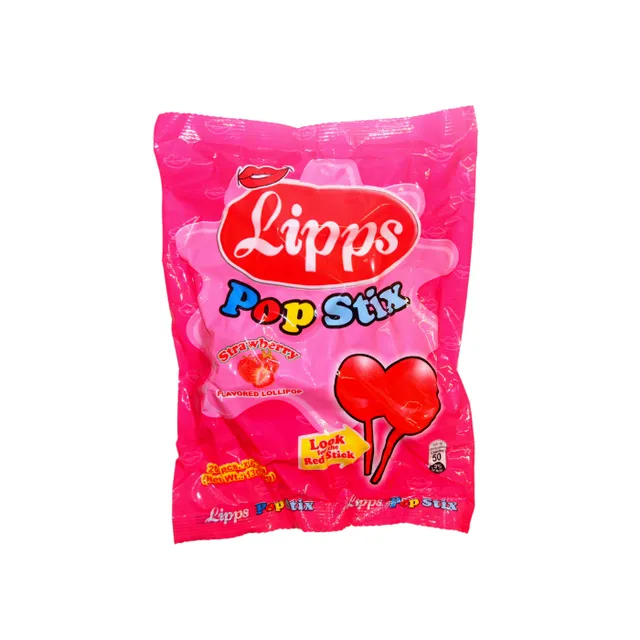 Lipps Popstix Strawberry 20x6.5g
