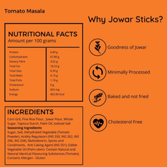 Snack Amor Jowar Sticks Tomato Masala (Pack of 3)