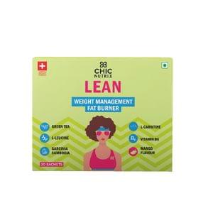 Lean - Fat Burner - Garcinia Cambogia, Green Tea, L-Carnitine, L-Leucine & Vitamin B6 -  30 Days Pack