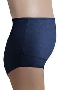 Clovia High Waist Hipster Maternity Panty in Navy - Cotton