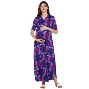 Momsoon Maternity "The Tie Dye Maxi Dress With Hair Band "