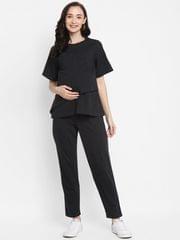 The Grey Wrap Lounge Set