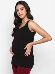 Momsoon Maternity Nursing Clip Cami in Black