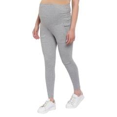 Mometernity Grey Over Belly Maternity Leggings With Pockets