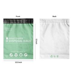 Sirona Premium Adult Diaper Disposal Bags  -  60 Bags (2 Pack  -  30 Bags Each)