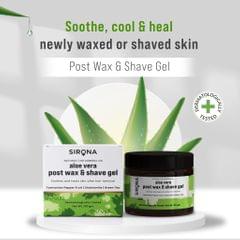 Sirona Natural Mineral Oil Free Post Shave Gel After Shaving Lotion  -  100 gm