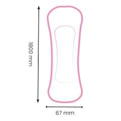 SIRONA Ultra - Thin Premium Panty Liners (Regular Flow) - 60 Counts  -  Large