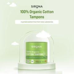 Sirona Regular Flow Organic Tampons -  18 Pcs
