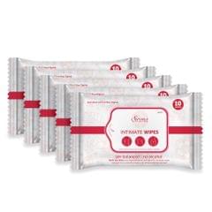 Sirona Intimate Wet Wipes  -  50 Wipes (5 Pack  -  10 Wipes Each)