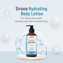 SIRONA Blueberry Body Lotion for Intense Hydration & Deep Moisturization for Men & Women - 300 ml