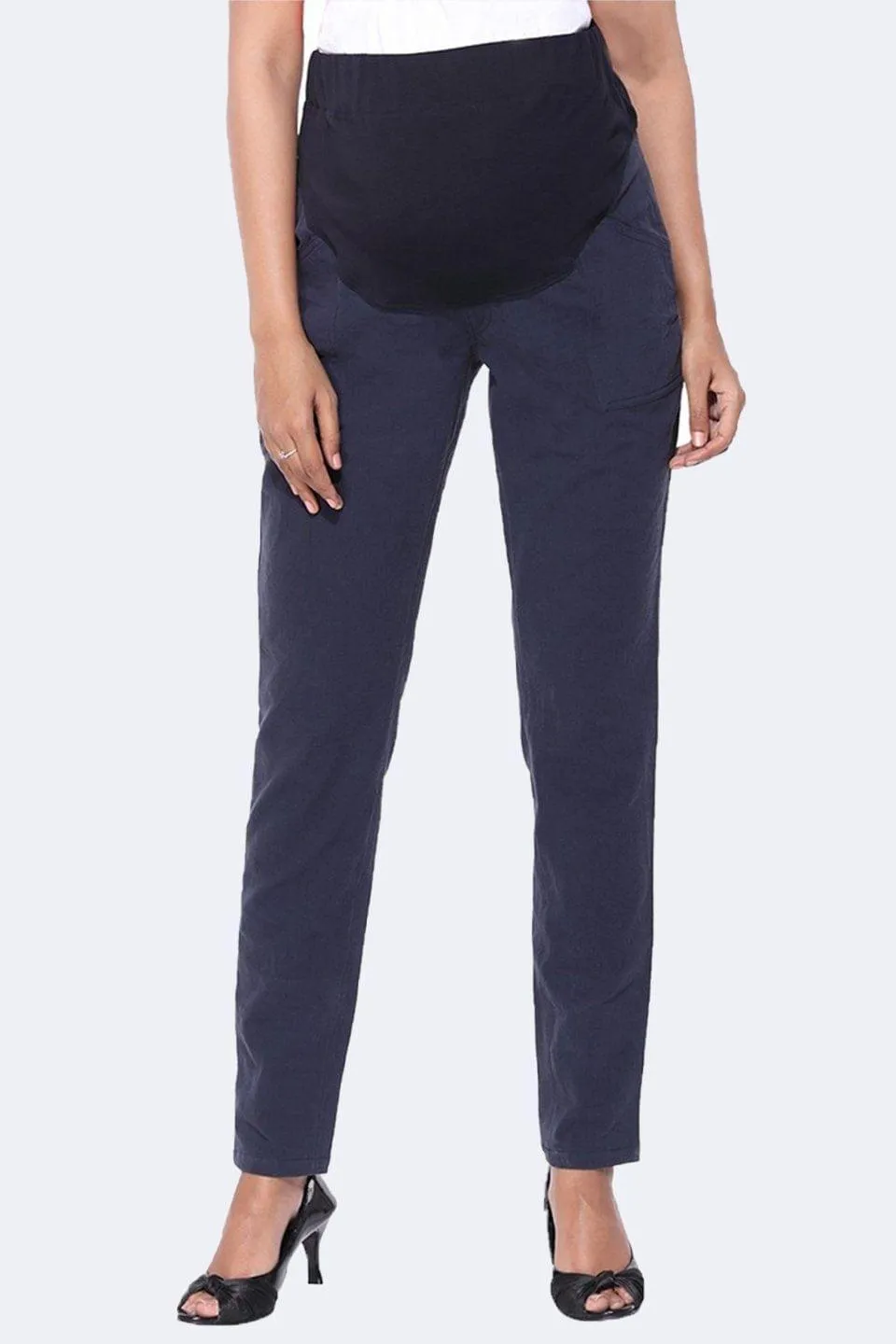 Navy Blue Maternity Trousers  Seraphine