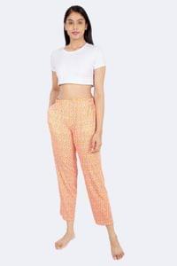 Morph Maternity Orange & Pink Floral Print Pyjama