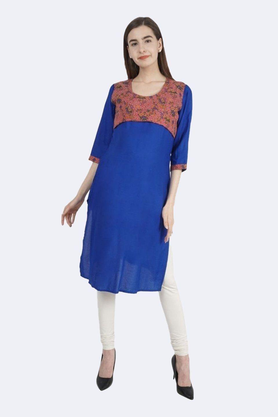 Morph Maternity Bright Printed Nursing Kurta (Multiple Colors)