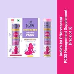 Cysterhood - 600mg N-Acetylcysteine (NAC) & Vitamin C - Helps Manage PCOS - Pack of 3