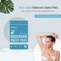 Sirona Under Arm Sweat Pads for Men and Women  -  12 Pads