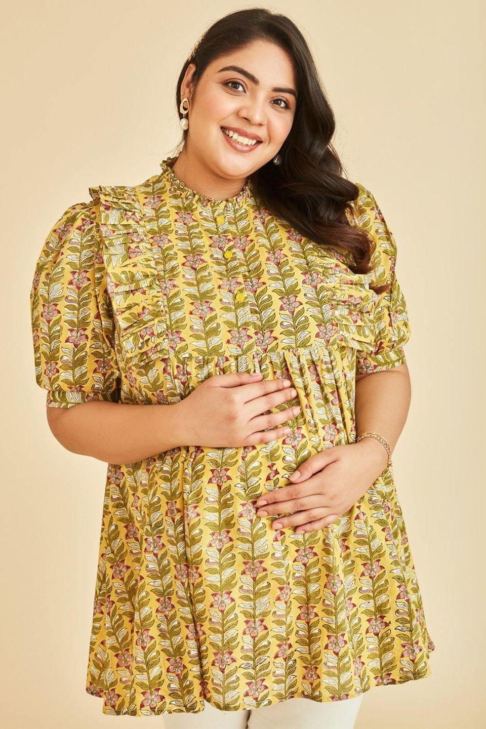 The Mama Project Bella Nursing & Maternity Ruffle Top