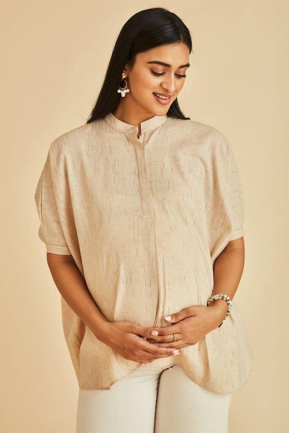 The Mama Project Naira Classic Oversized Nursing & Maternity Top