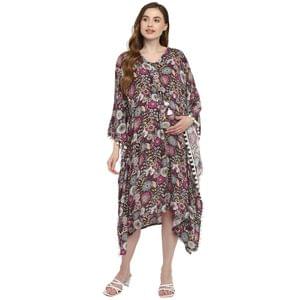 Momsoon Maternity Floral Free Size Kaftan Dress