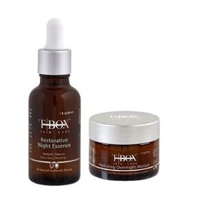 Tbox Skin Care Night Care Regimen Combo (Restorative Night Essence 30ML + Hydrating Overnight Masque 50 Grams)