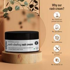 Sirona Natural Anti Chafing Rash Cream With 5 Magical Herbs - 25 Gm